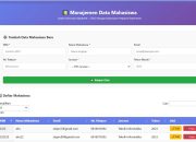 Menampilkan Basis Data Mysql Dengan PHP dan HTML