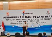 Pelantikan Federasi Akuatik Indonesia, Menpora Dito: Dukungan Penuh untuk Medali Olimpiade