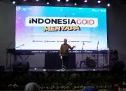 Direktur Informasi Publik Kemkomdigi Nursodik Gunarjo saat memberikan sambutan di hadapan ratusan peserta IGID Menyapa di Pekanbaru, Riau, Kamis (25/9/2025). (Foto: Tim IGID/InfoPublik) Dit Informasi Publik)