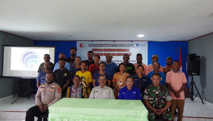 Diskominfo Boven Digoel Gelar Kemitraan KIM di Kouh, Dorong Literasi Digital dan Jurnalistik Masyarakat