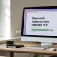 Ilustrasi Mencetak Halaman Web Menjadi PDF