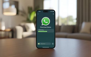 Ilustrasi Download Status WhatsApp