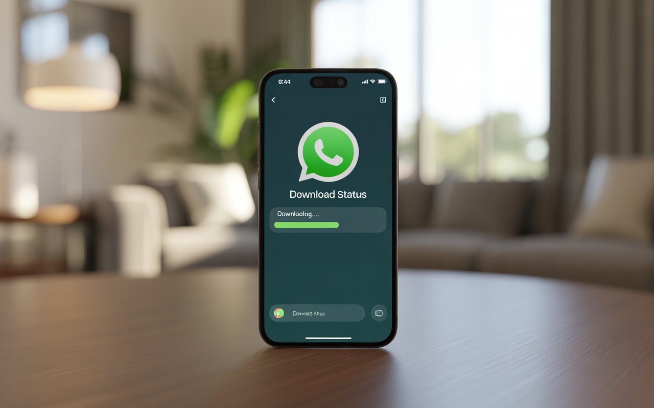 Ilustrasi Download Status WhatsApp