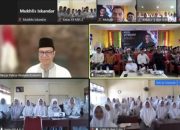 Wamenkominfo Nezar Patria dalam Seminar Literasi Digital HUT ke-36 Dayah Jeumala Amal yang berlangsung daring (Humas Kominfo)