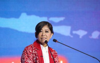 Menteri Komunikasi dan Digital (Menkomdigi) Meutya Hafid saat peresmian Garuda Spark Innovation Hub dan peluncuran hasil Indeks Masyarakat Digital Indonesia 2025, Kamis (2/10/2025.). (Foto InfoPublik/Amir Yandi)