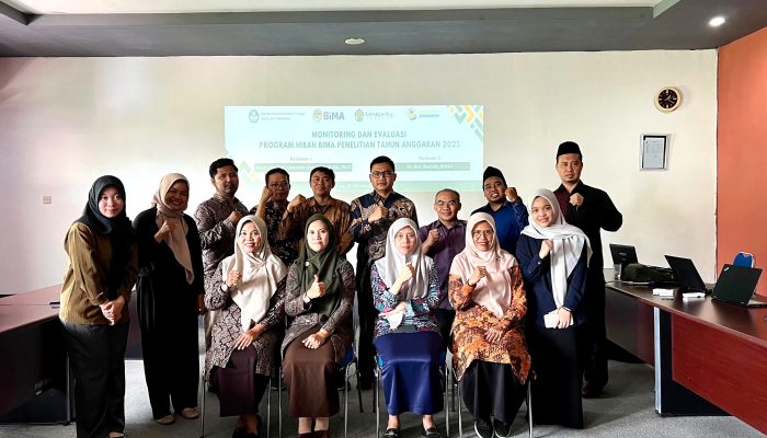 LPPM Unipdu Gelar Monitoring dan Evaluasi Internal Hibah Penelitian BIMA Tahun Anggaran 2025