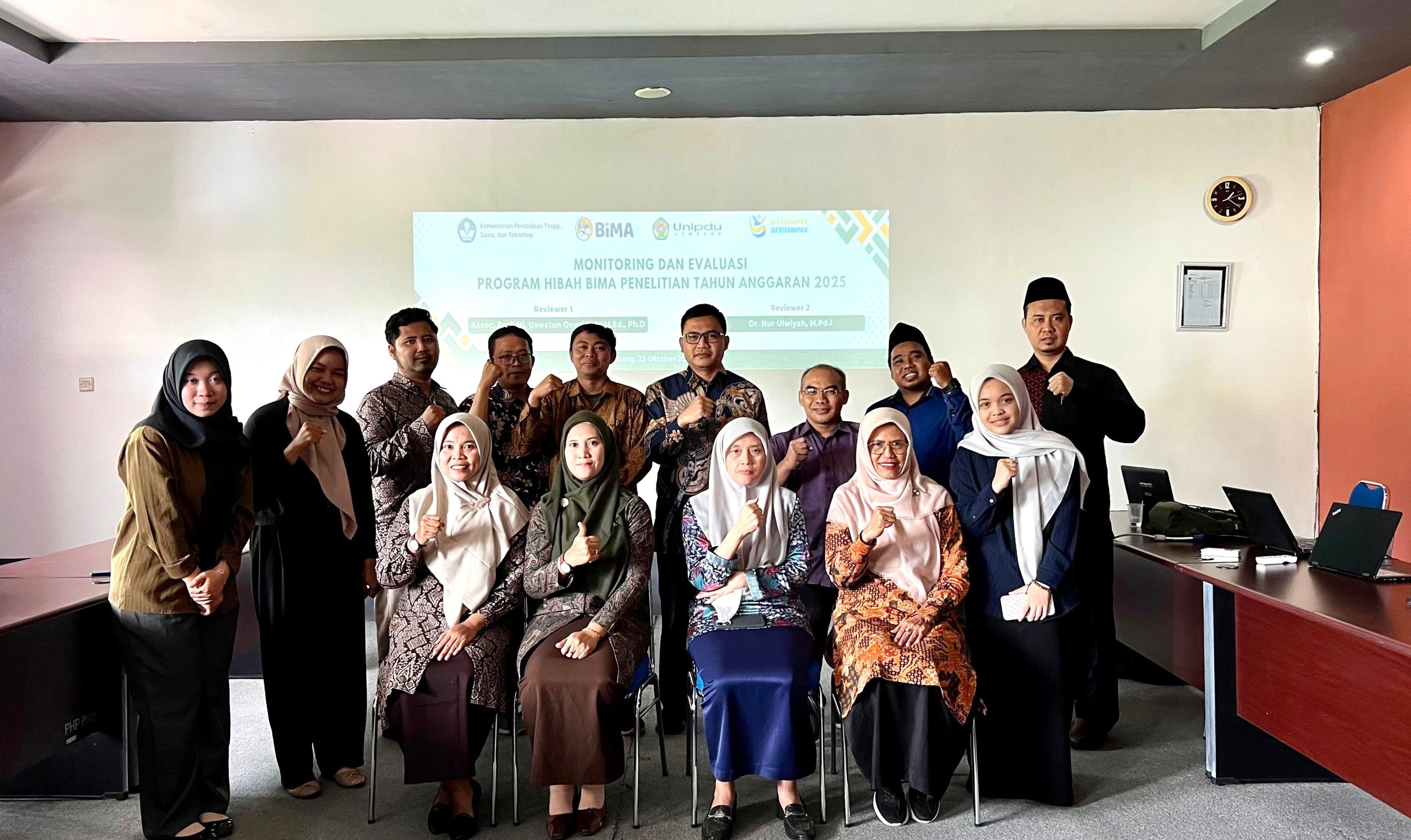 monitoring dan evaluasi program hibah bima penelitian tahun anggaran 2025