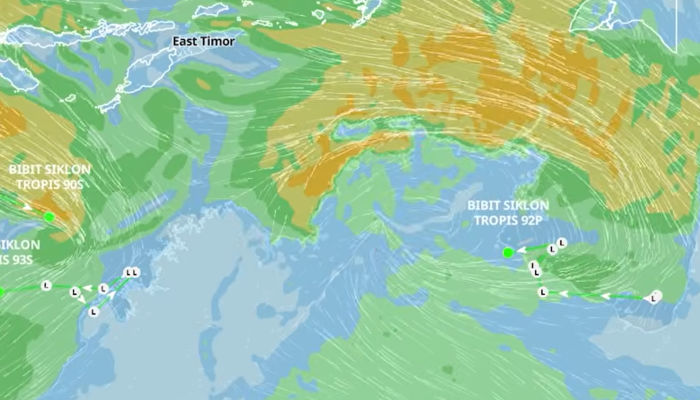 BMKG: Waspada Tiga Bibit Siklon Tropis Aktif, Cuaca Ekstrem Kepung Indonesia Sepekan Ke depan