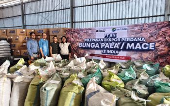 Perkuat Pasar Global, ID FOOD Lepas Ekspor Perdana Bunga Pala ke India