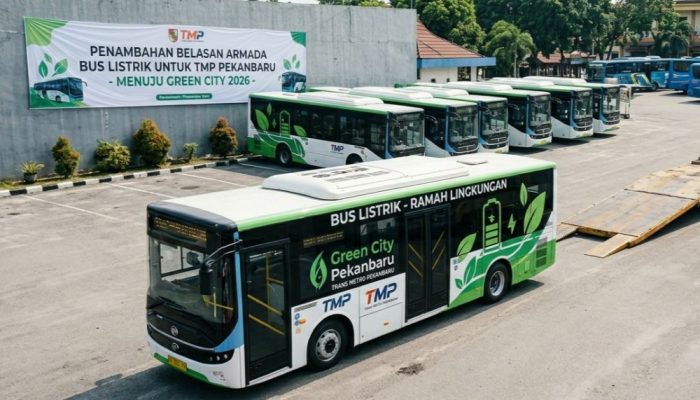 Pemkot Pekanbaru Siapkan Bus Listrik TMP untuk Dukung Transportasi Ramah Lingkungan