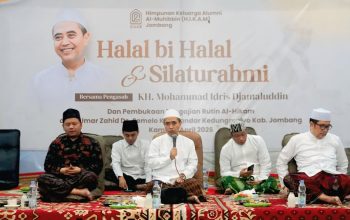 Momentum Halal Bihalal HIKAM Jombang di Ponpes Umar Zahid, Ajak Teladani Keistiqamahan Abah Djamal
