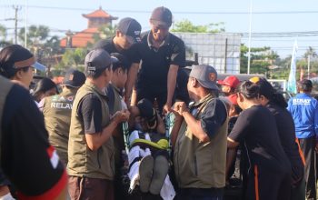 Pemkab Buleleng Gelar Simulasi Massal Tingkatkan Kesiapsiagaan Bencana di Seririt