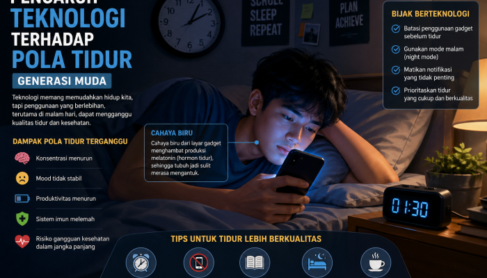Pengaruh Teknologi terhadap Pola Tidur Generasi Muda
