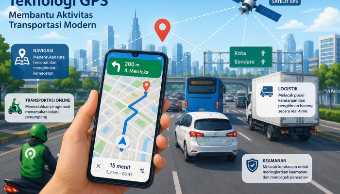 Teknologi GPS Membantu Aktivitas Transportasi Modern