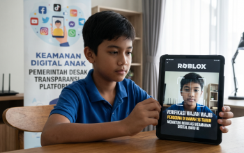 Keamanan Digital Anak: Indonesia Desak Transparansi Media Sosial, Roblox Berlakukan Pemindaian Wajah Wajib