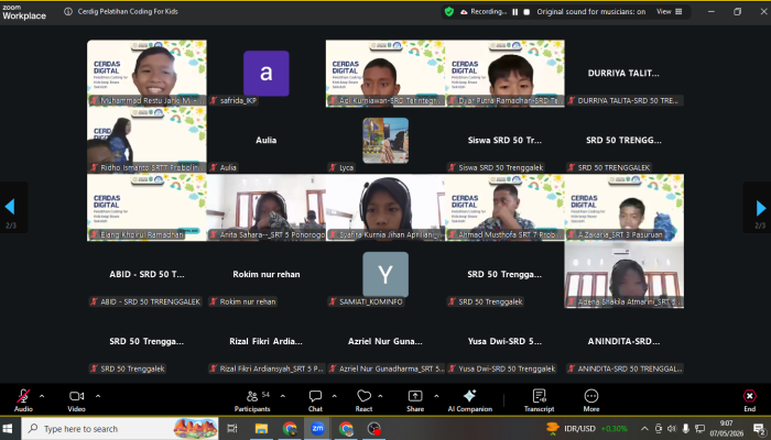 Program Coding Diterapkan untuk Siswa Sekolah Rakyat Jatim