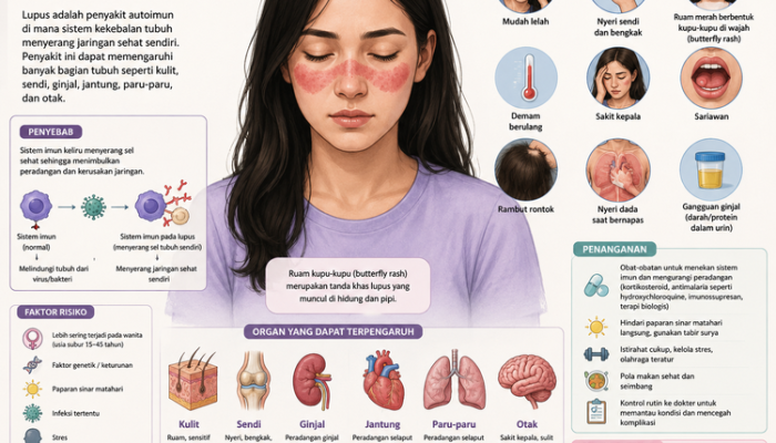 Dinkes DKI Jakarta Gencarkan Deteksi Dini dan Skrining Lupus pada Perempuan