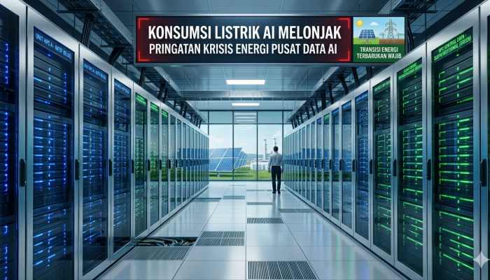 Konsumsi Listrik AI Melonjak, Lembaga Internasional Rilis Peringatan Krisis Energi Pusat Data