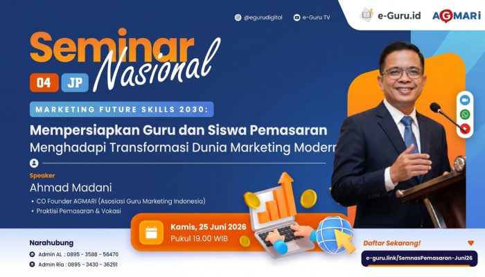 Ahmad Madani Ajak Guru dan SMK Pemasaran Bersiap Hadapi Era AI melalui “Marketing Future Skills 2030”