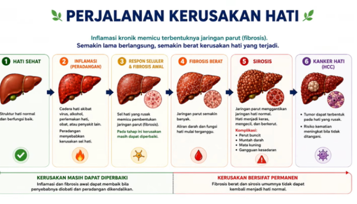 Deteksi Dini Jadi Kunci, Kerusakan Hati Bisa Dicegah Sejak Awal